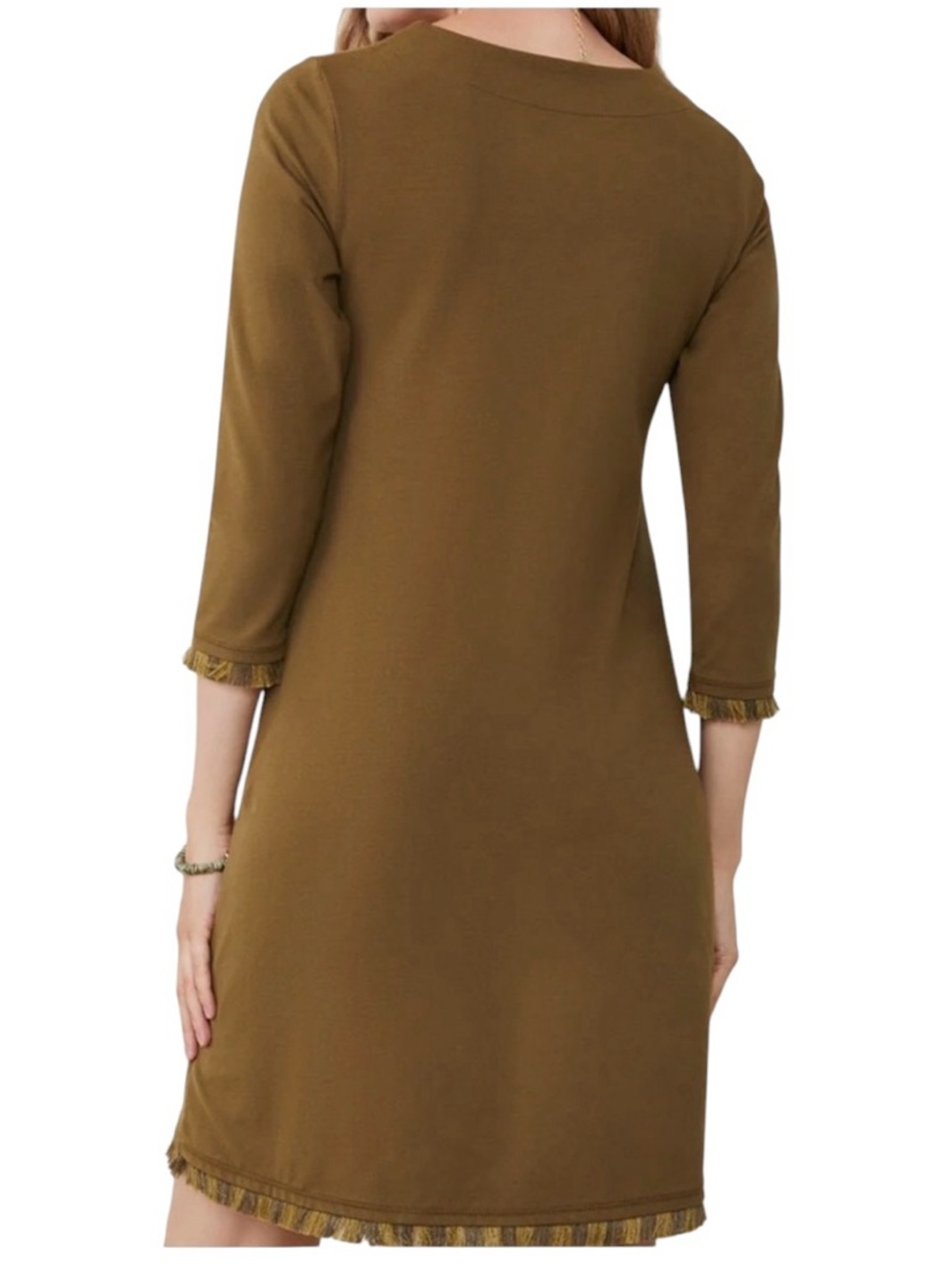 Spartina 449 Island Fringe Dress NWOT in
Olive Green size Medium - Picture 3 of 8